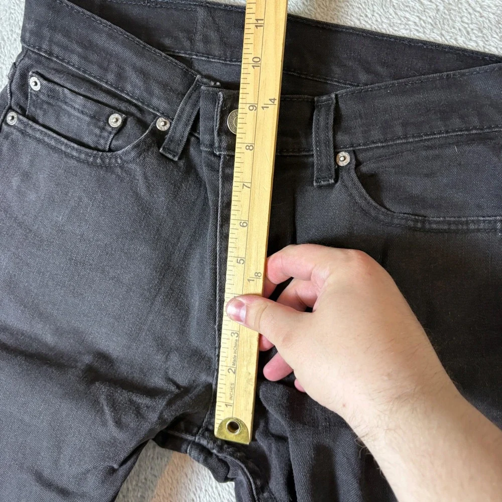 Levi's Jeans Mens 29x30 (Fits‎ 30x30) 511 Slim Fit Black Stretch Denim Pants
